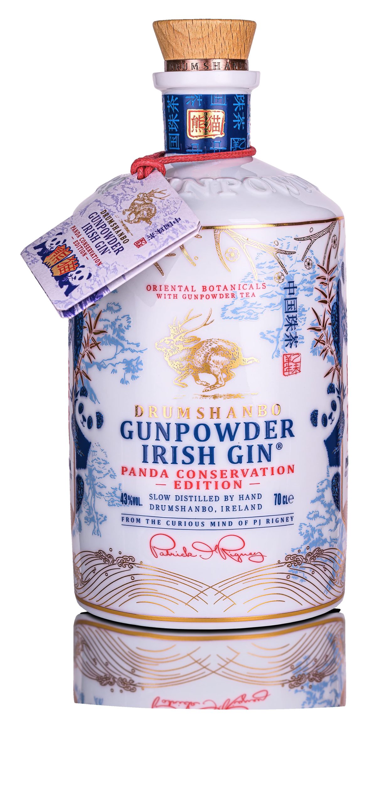 NEW: Drumshanbo Gunpowder Irish Gin - Panda Conservation Edition Bottle 700ml