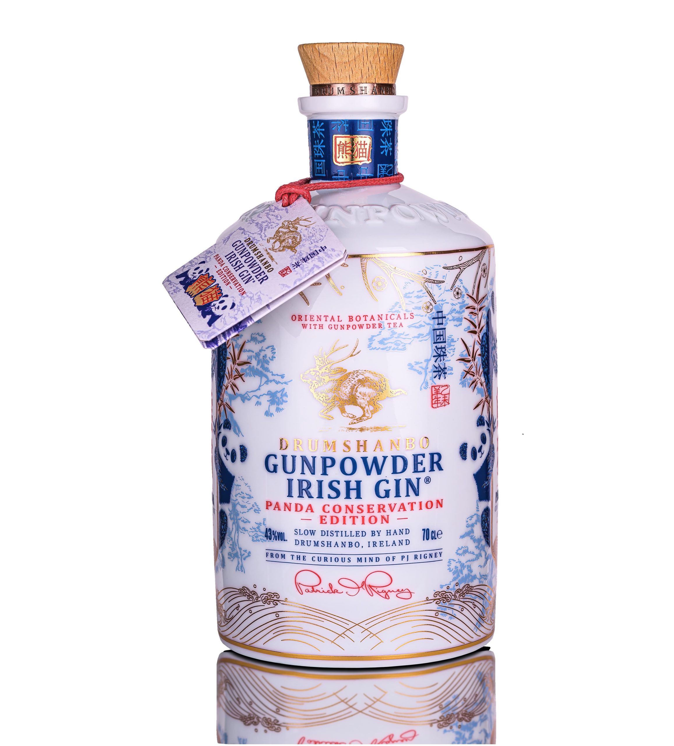 NEW: Drumshanbo Gunpowder Irish Gin - Panda Conservation Edition Bottle 700ml