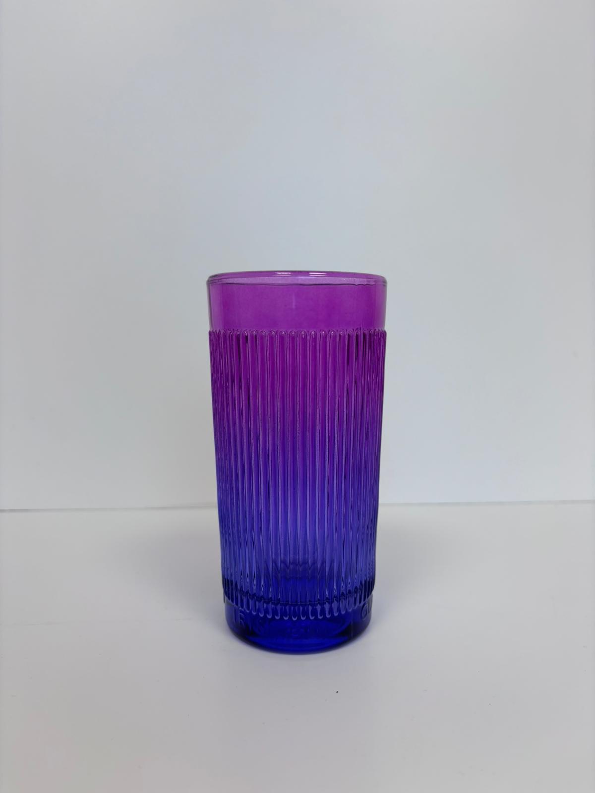 Drumshanbo Gunpowder Italian Fig Purple Debossed Gin Glass